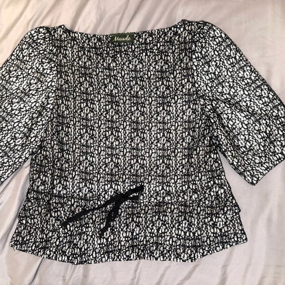 Maude womens couture blouse‎ small EUC